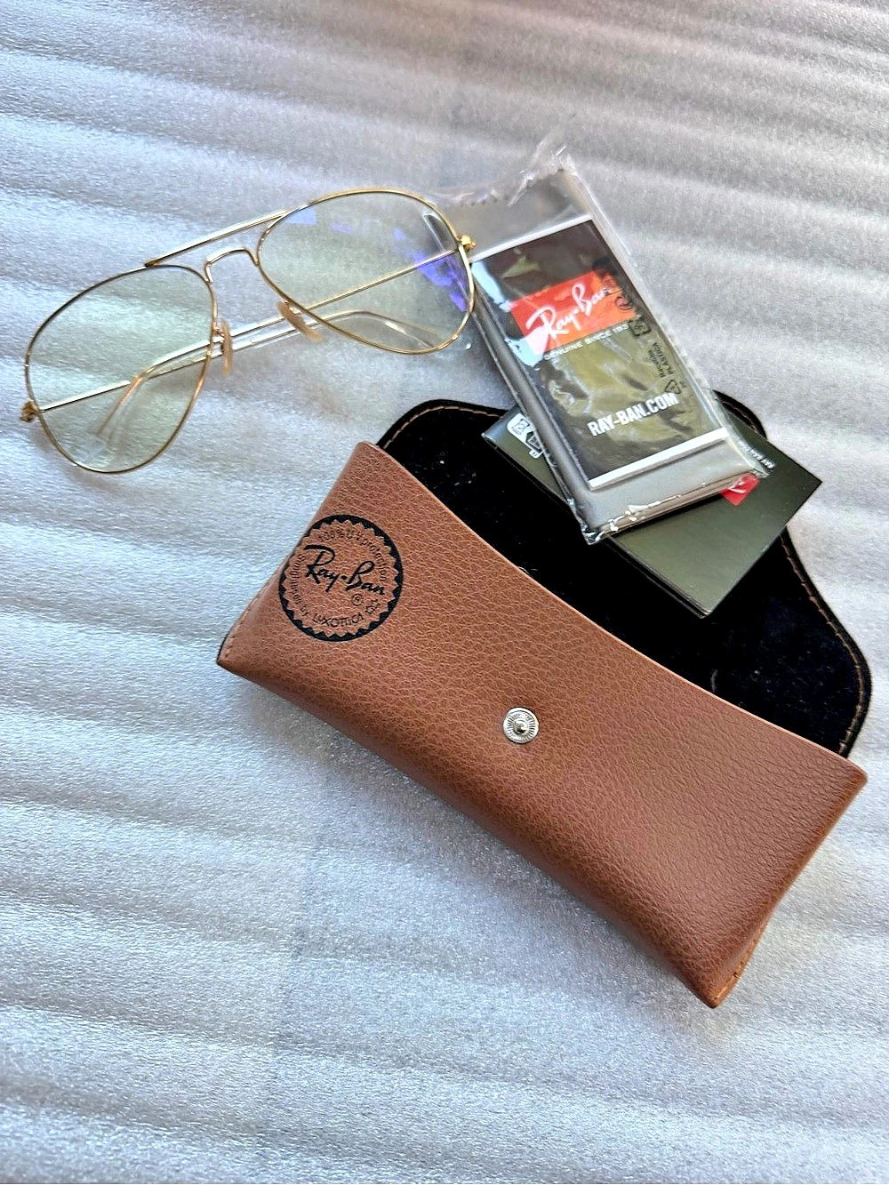 Ray-Ban Aviator clear evolve